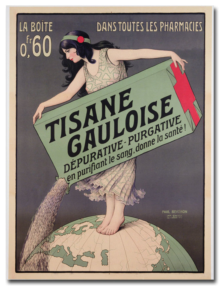 'Tisane Gauloise, 1900' Canvas Art by Paul Berthon