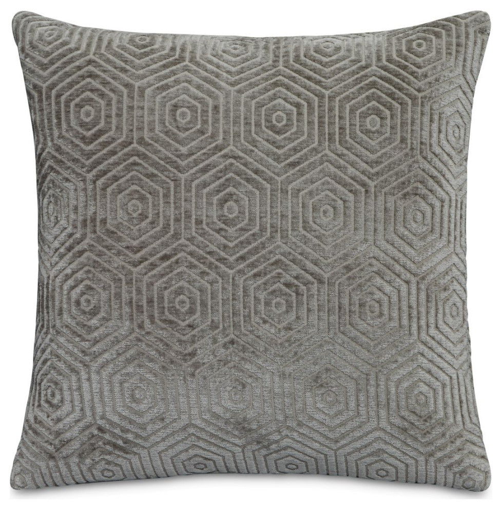 Explorer Sutter 19" Square Pillow, Set of 2, Steel