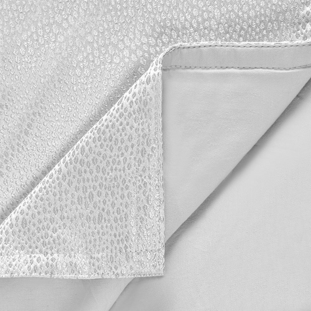 Marilyn Modern Bubble Comforter Set, 3PC, Gray, Super Queen