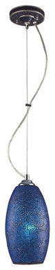 ELK LIGHTING 1304-1Blc Bellisimo 1-Light Pendant In Satin Silver
