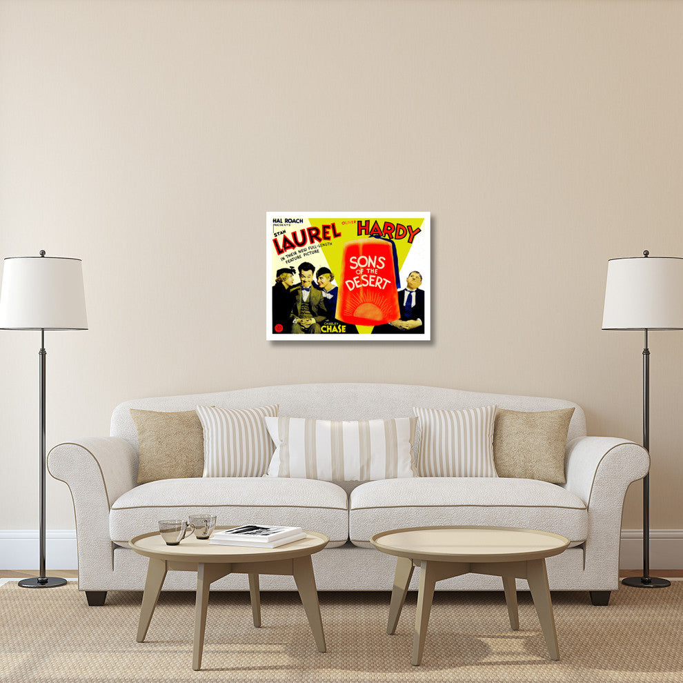 "Laurel & Hardy - Sons of the Desert" Canvas by Hollywood Photo Archive, 36x28"
