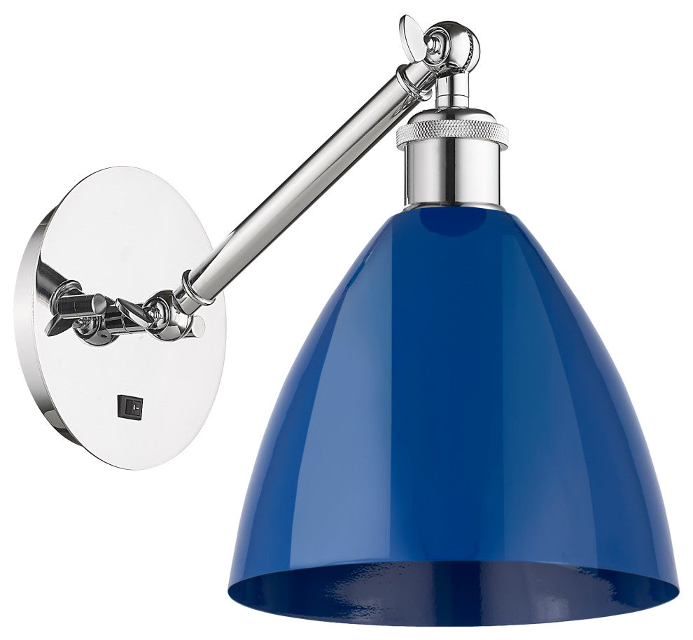 Innovations 317-1W-PC-MBD-75-BL 1-Light Sconce, Polished Chrome