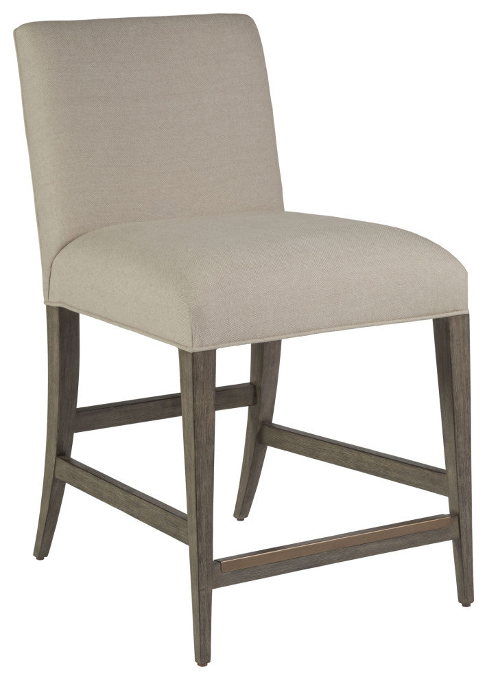 Madox Upholstered Low Back Counter Stool
