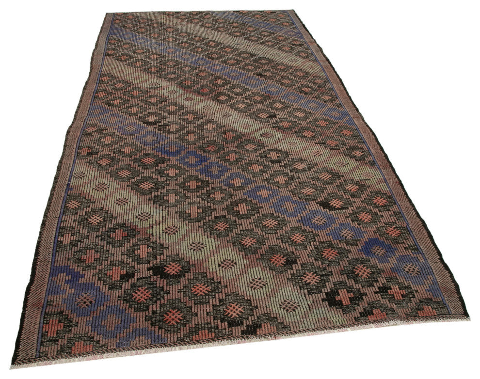 Rug N Carpet - Hand-knotted Turkish 5' 5'' x 10' 4'' Unique Wool Kilim Rug