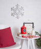 Hanging Foam Silver Snowflake, Set of 2
