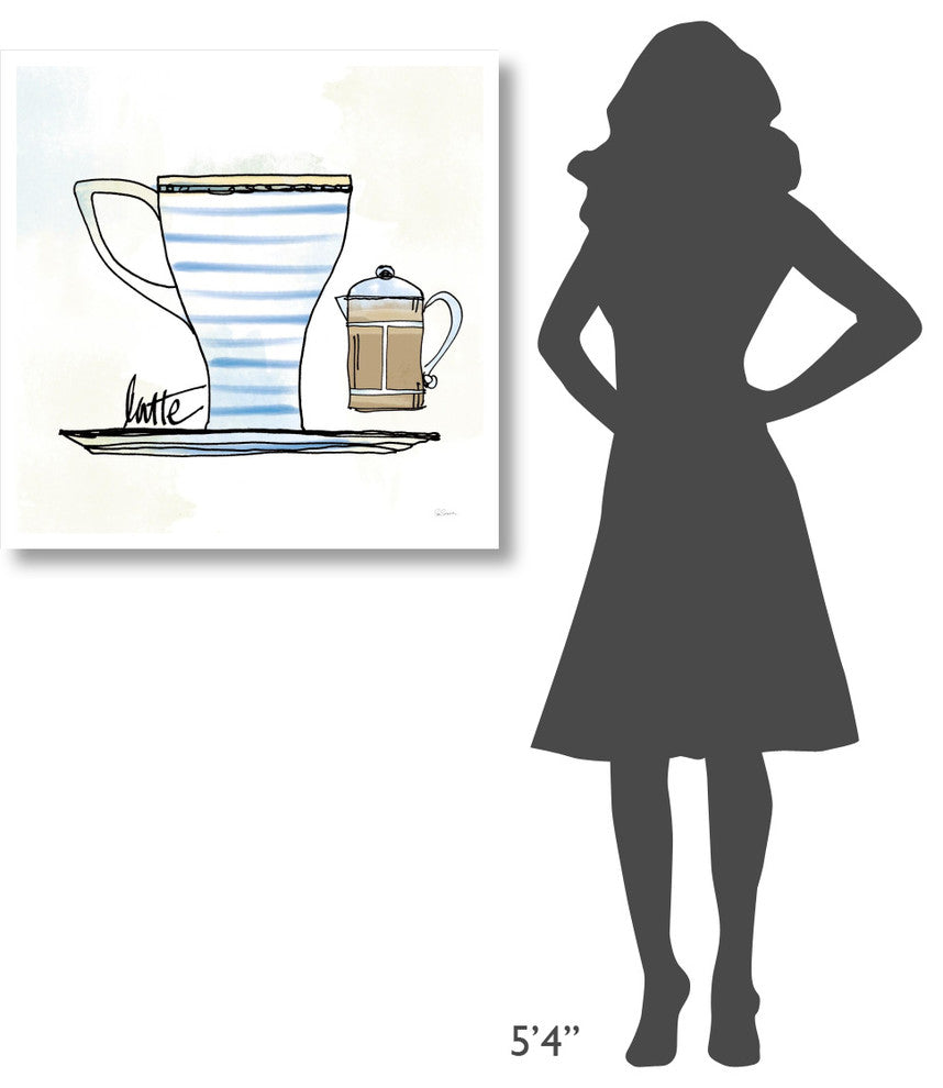 "Good Brew VIII" Digital Paper Print by Sue Schlabach, 32"x32"