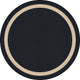 Portrait 5'4" Round area rug, color Sandstone
