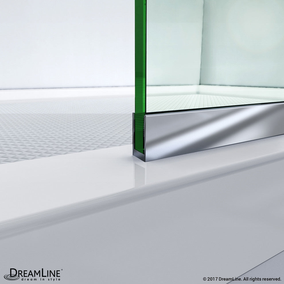 DreamLine Linea Frameless Sliding Shower Door Open Entry Design, SHDR-3230721-01