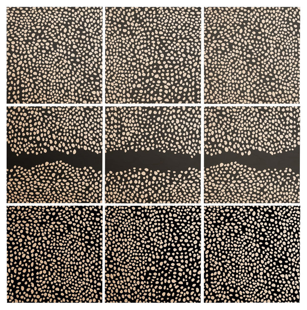 Deny Designs Iveta Abolina La Jardin Noir V Wood Wall Mural, 3'x3'