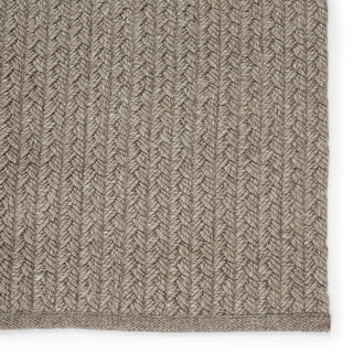 Jaipur Living Iver Indoor/Outdoor Solid Gray Area Rug, 2'x3'
