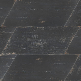 Retro Naveta Porcelain Floor and Wall Tile, Nero