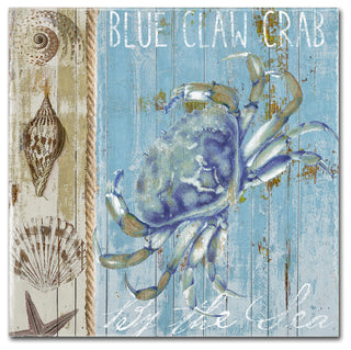 Color Bakery 'Blue Crab I' Canvas Art, 24x24