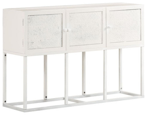 vidaXL Sideboard Kitchen Buffet Cabinet with Carved Design Solid Wood Mango