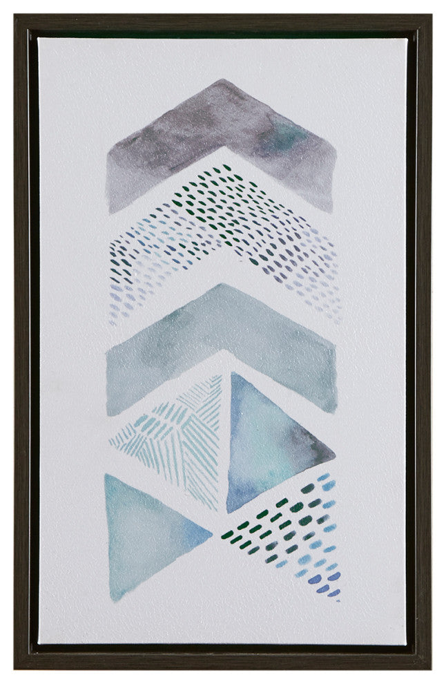 Urban Habitat This and That Way Framed Gel Coat Canvas, Set of 2