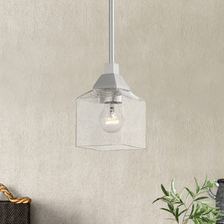 Aragon 1 Light Brushed Nickel Mini Pendant