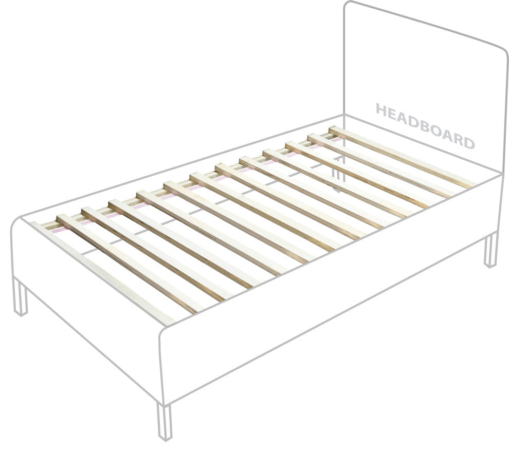 Siena Ash Wood Bed, Natural, Twin