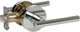 Delaney Hardware Cira Series Passage Set in Satin Nickel, Polished Chrome, Passage Lever