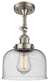 Innovations Lighting 201F-Sn-G74-Led 1 Light Dimmable Led Semi-Flush Mount