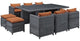 Canvas Tuscan Summon 11-Piece Outdoor Patio Sunbrella Dining Set