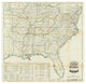 "The United States Historical War Map, 1862" Print by Asher and Company, 18"x18"