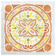 "Citrus Tile I" Digital Paper Print by Elyse DeNeige, 20"x20"