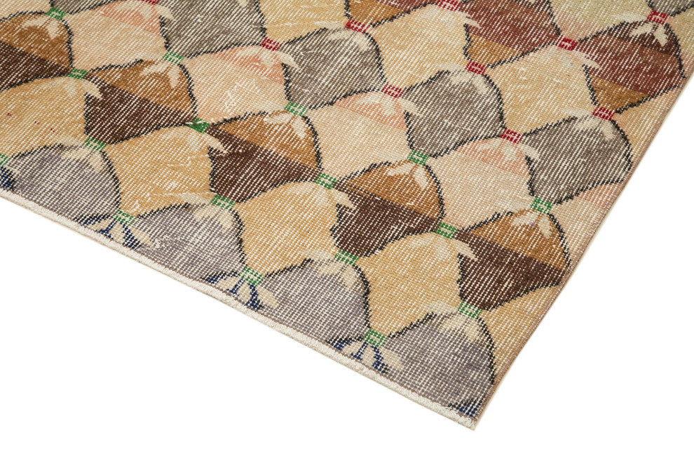 Rug N Carpet - Handwoven Turkish 5' 5'' x 7' 9'' Contemporary Vintage Rug