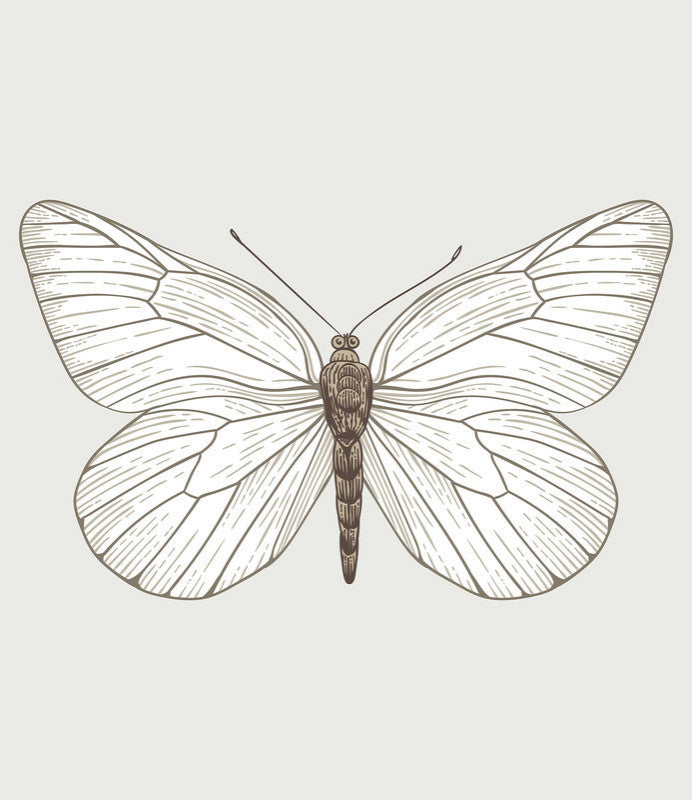 White Butterfly Tapestry