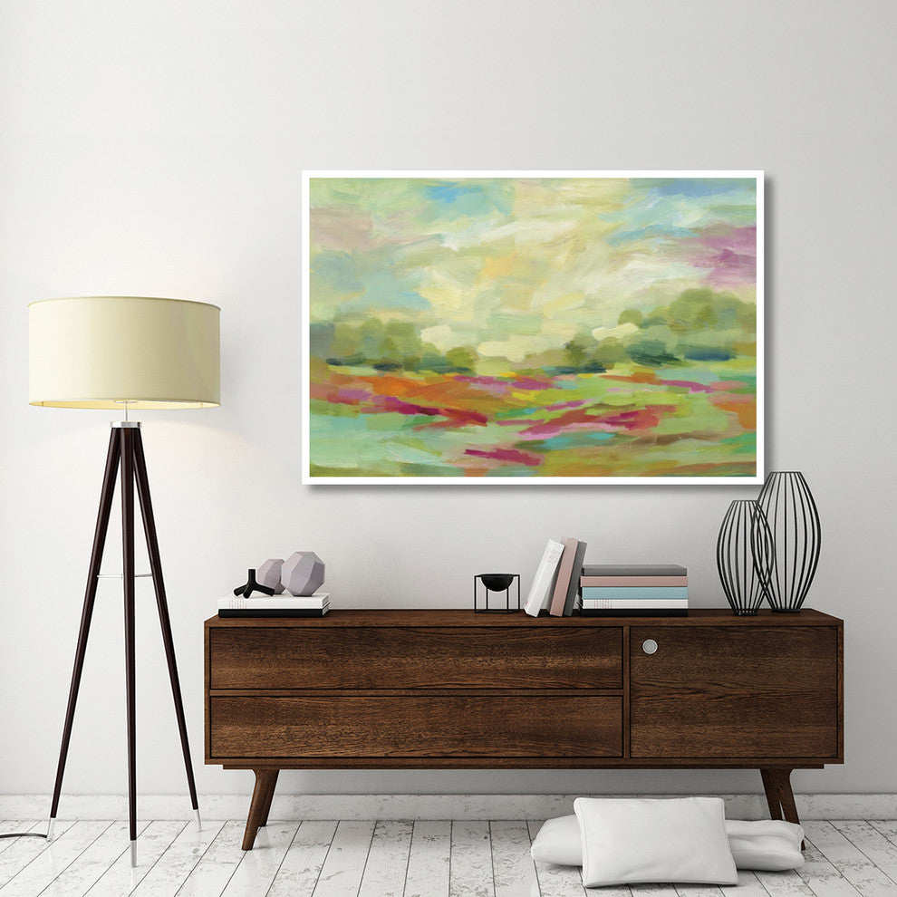 "Sunny Fields" Digital Paper Print by Silvia Vassileva, 62"x42"
