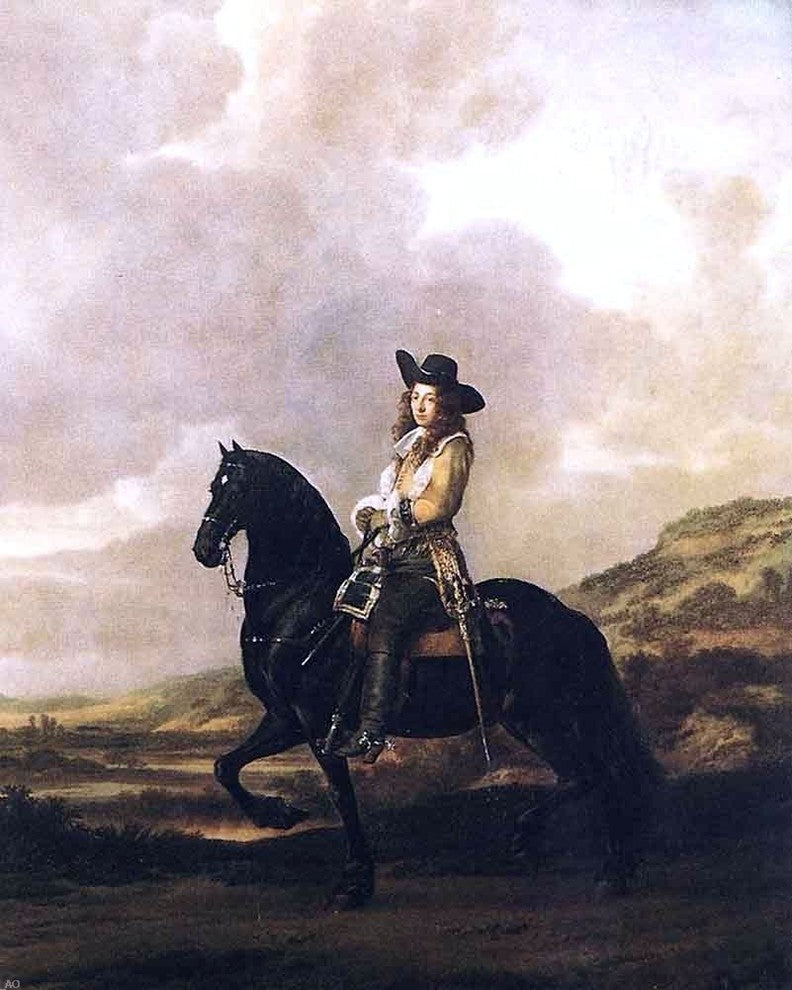 Thomas De Keyser Equestrian Portrait of Pieter Schout Wall Decal