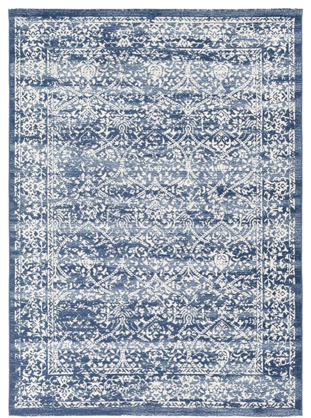 Surya Roma ROM-2301 9'x12'3" Rug, Navy/Denim/Cream