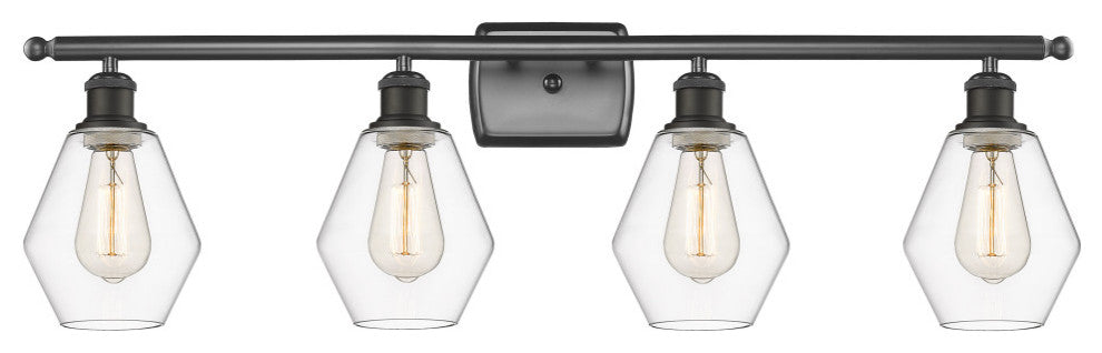 Innovations 516-4W-OB-G652-6-LED 4-Light Bath Vanity Light, Oil Rubbed Bronze