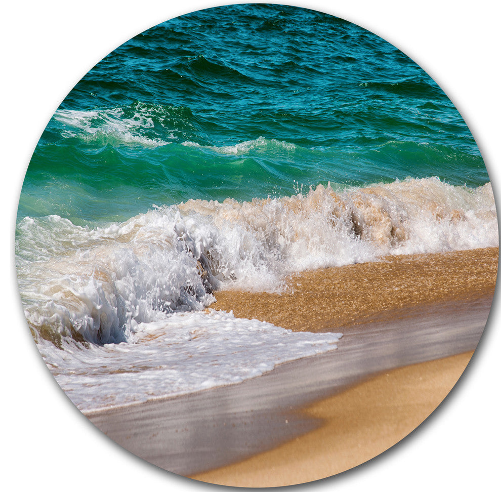 Typical Atlantic Seashore In Summertime, Seascape Disc Artwork, 11"
