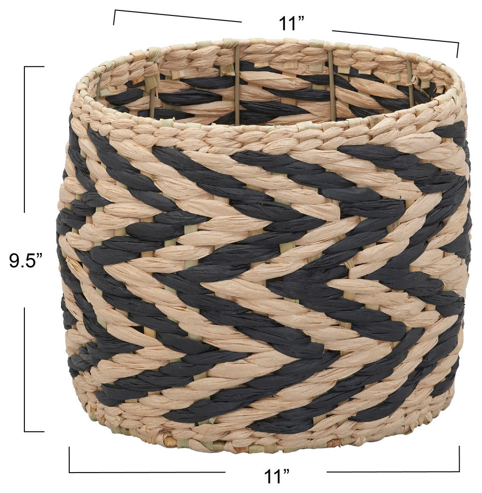 Cattail and Paper Zee Basket