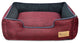Lounge Bed Houndstooth, Red and Black, Extra Large
