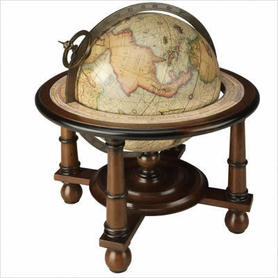 Navigators Terrestrial 16th Century Globe