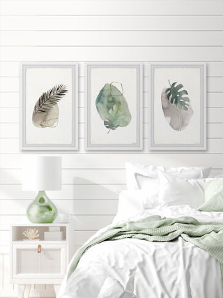 Tropical Presence Triptych, 3-Piece Set, 8x12 Panels