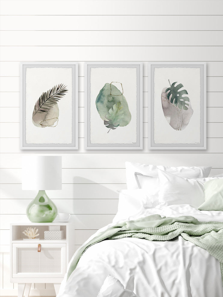 Tropical Presence Triptych, 3-Piece Set, 8x12 Panels