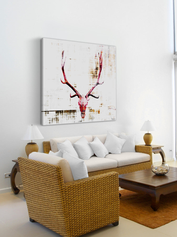 "Hot Temper" Fine Art Canvas Print, 18"x18"