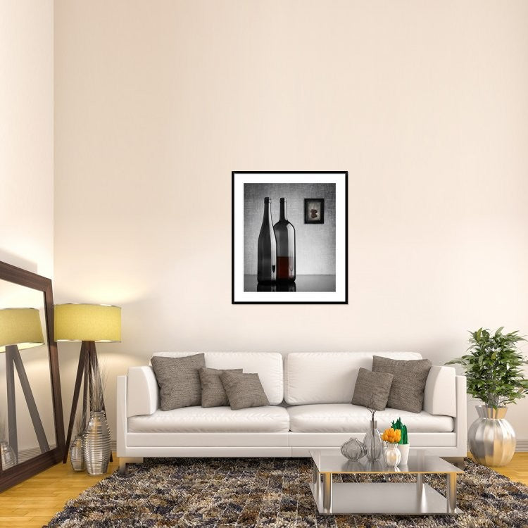 "Half Full" Framed Digital Print by Greg Brave, 38x44"