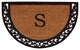 Ornate Scroll Monogram Doormat 2'x3', Letter S