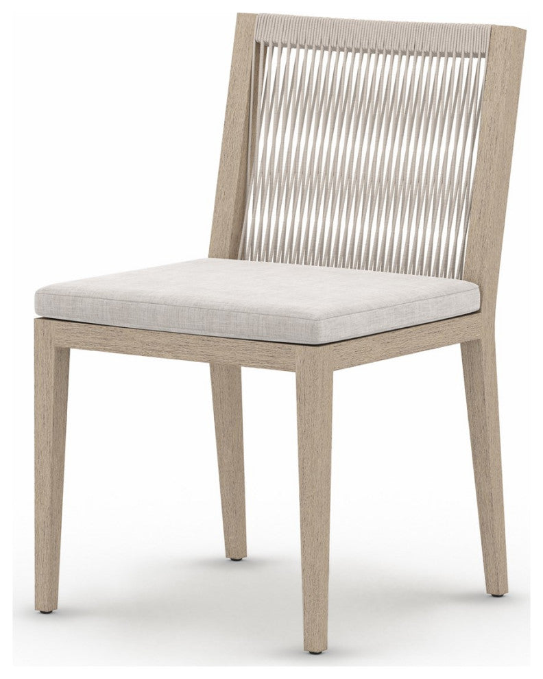 Sherwood Outdoor Dining Chair-Brwn/Stone
