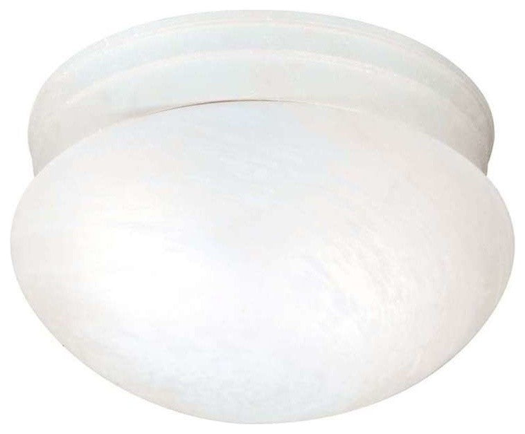 Nuvo 2 Light 13W Fluorescent Textured White Close-to-Ceiling Light Fixture