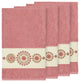 Isabelle 4 Piece Embellished Bath Towel Set