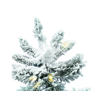 Vickerman A895086Led 10' Flocked Utica Christmas Tree, Warm White Lights