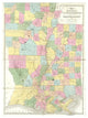 "Map of Mississippi, Louisiana and Arkansas, 1839" Paper Art, 29"x38"