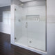 Basco CELA-935-46-76CL Celesta 76"H x 46"W Pivot Frameless Shower - Brushed