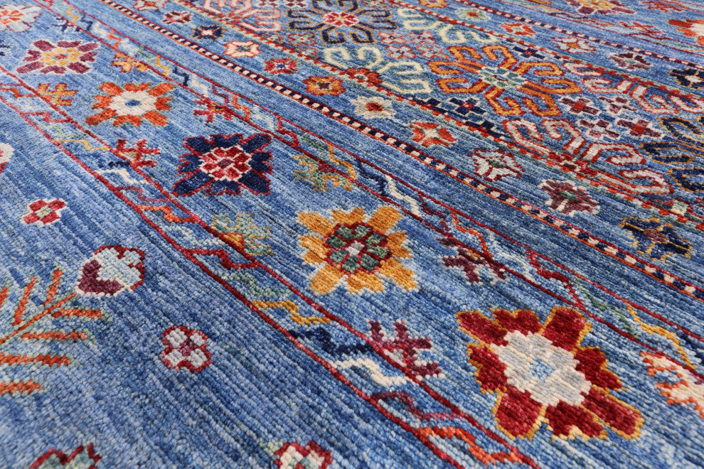 9' 11" X 12' 11" Handmade Tribal Persian Gabbeh Rug Q10745