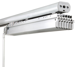 Ember Lead 7-Panel Track Extendable Vertical Blinds 110-153"W