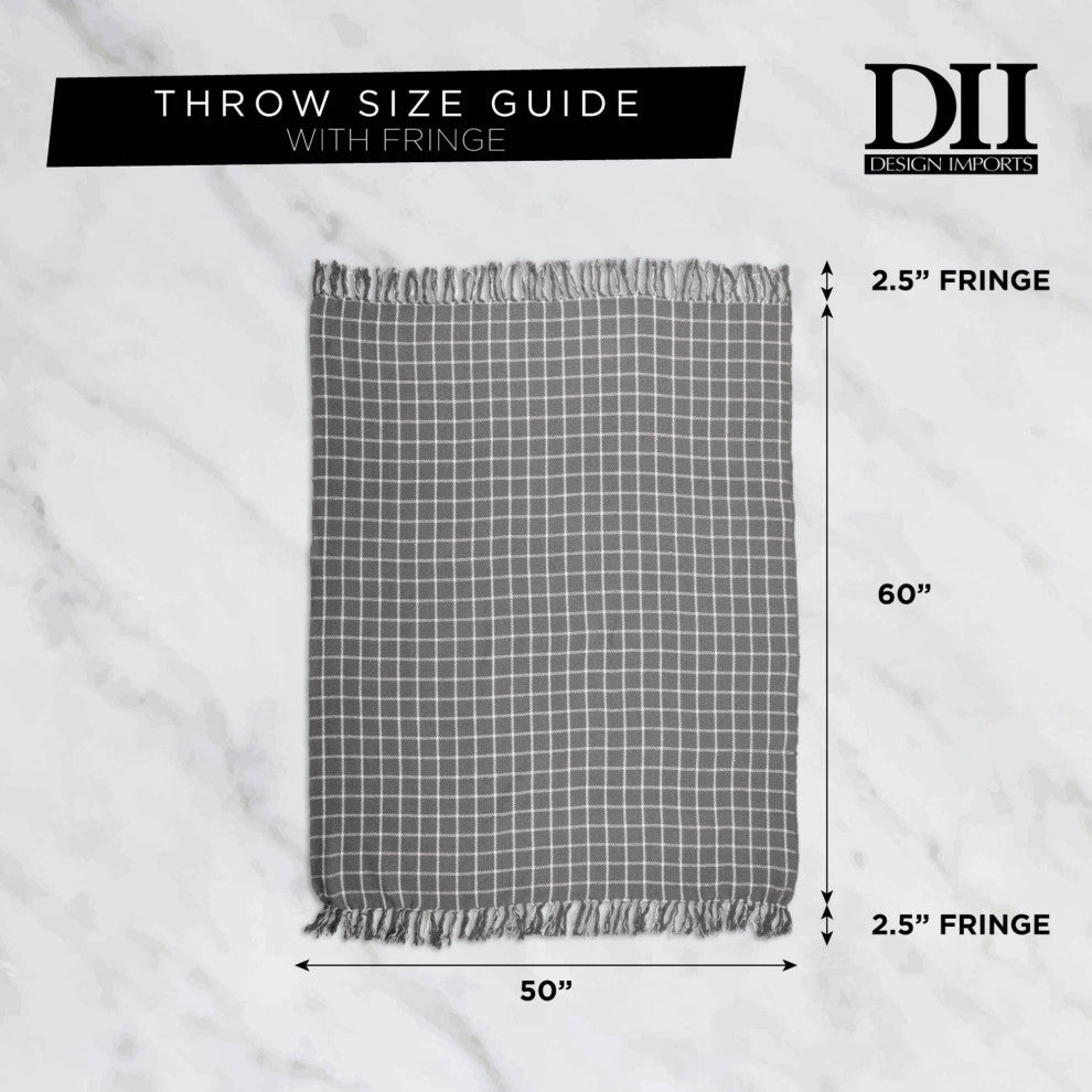Mineral Houndstooth Throw