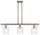 Innovations 516-3I-AC-G1113-LED 3-Light Island Light, Antique Copper